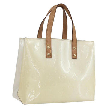 LOUIS VUITTON Monogram Vernis Reade PM Hand Bag Perle M91336 LV Auth 153943V