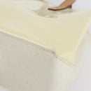 LOUIS VUITTON Monogram Vernis Reade PM Handtasche Perle M91336 LV Auth 153943V-9