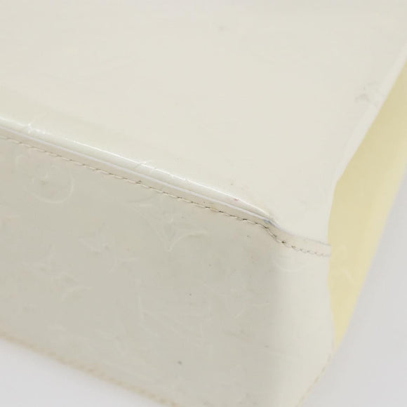 LOUIS VUITTON Monogram Vernis Reade PM Hand Bag Perle M91336 LV Auth 153943V