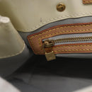 LOUIS VUITTON Monogram Vernis Reade PM Hand Bag Perle M91336 LV Auth 153943V-10