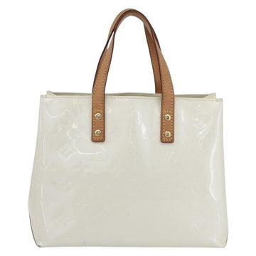 LOUIS VUITTON Monogram Vernis Reade PM Hand Bag Perle M91336 LV Auth 153943V - 0