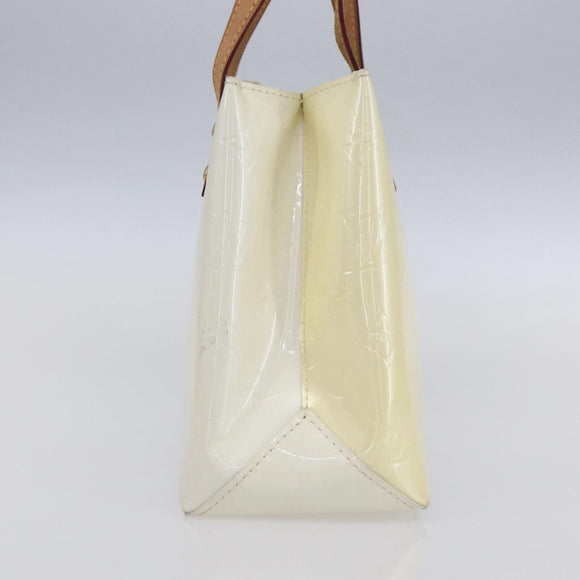 LOUIS VUITTON Monogram Vernis Reade PM Hand Bag Perle M91336 LV Auth 153943V