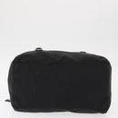 PRADA Hand Bag Nylon Black Silver Auth 153944-5