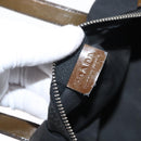 PRADA Hand Bag Nylon Black Silver Auth 153944-22