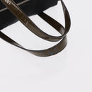 PRADA Hand Bag Nylon Black Silver Auth 153944-7