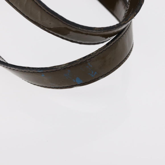 PRADA Hand Bag Nylon Black Silver Auth 153944