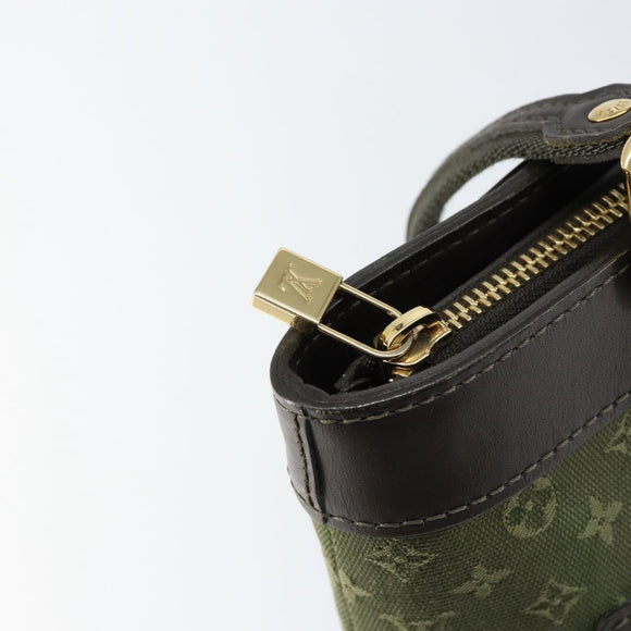 LOUIS VUITTON Monogram Mini Lucille PM Hand Bag TST Khaki M92682 LV Auth 153945