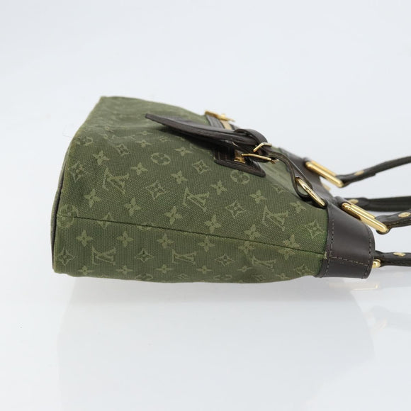 LOUIS VUITTON Monogram Mini Lucille PM Hand Bag TST Khaki M92682 LV Auth 153945