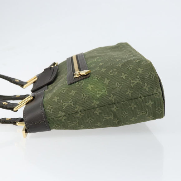 LOUIS VUITTON Monogram Mini Lucille PM Hand Bag TST Khaki M92682 LV Auth 153945