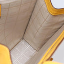 CELINE Shoulder Bag Leather Yellow Gold Auth 153948-20