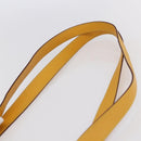 CELINE Shoulder Bag Leather Yellow Gold Auth 153948-8