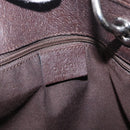 GUCCI GG Canvas Tote Bag Beige Silver 120840 Auth 153949-18