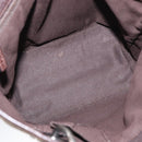 GUCCI GG Canvas Tote Bag Beige Silver 120840 Auth 153949-11