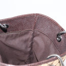 GUCCI GG Canvas Tote Bag Beige Silver 120840 Auth 153949-19