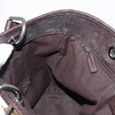 GUCCI GG Canvas Tote Bag Beige Silver 120840 Auth 153949-20