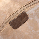 GUCCI GG Supreme Web Sherry Line Bag PVC Beige Gold 24 02 005 Auth 153950-19