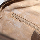 GUCCI GG Supreme Web Sherry Line Bag PVC Beige Gold 24 02 005 Auth 153950-22