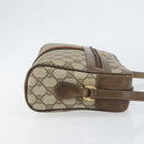 GUCCI GG Supreme Web Sherry Line Bag PVC Beige Gold 24 02 005 Auth 153950-3