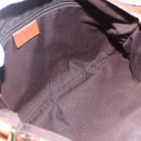 GUCCI GG Canvas Abbey Shoulder Bag Beige Gold 203257 Auth 153951-17