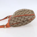 GUCCI GG Canvas Abbey Shoulder Bag Beige Gold 203257 Auth 153951-4