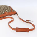 GUCCI GG Canvas Abbey Shoulder Bag Beige Gold 203257 Auth 153951-7