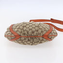 GUCCI GG Canvas Abbey Shoulder Bag Beige Gold 203257 Auth 153951-9