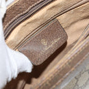 GUCCI GG Supreme Web Sherry Line Shoulder Bag PVC Beige 904 02 035 Auth 153952-15