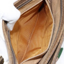 GUCCI GG Supreme Web Sherry Line Shoulder Bag PVC Beige 904 02 035 Auth 153952-20