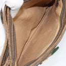 GUCCI GG Supreme Web Sherry Line Shoulder Bag PVC Beige 904 02 035 Auth 153952-21