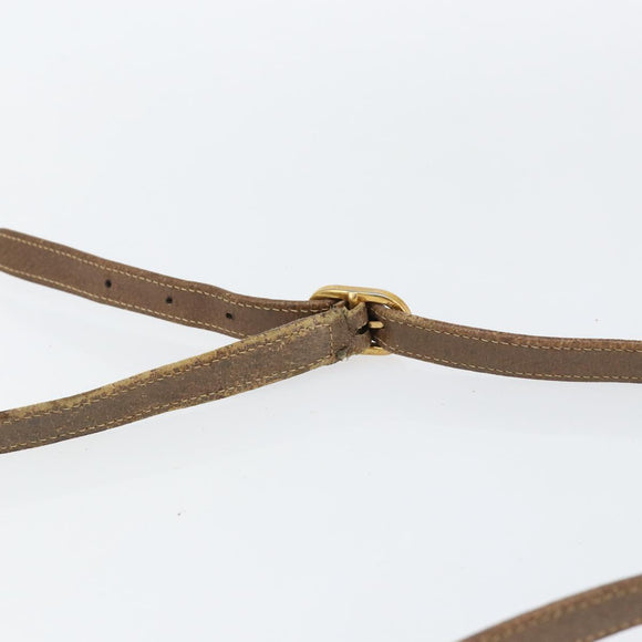 GUCCI GG Supreme Web Sherry Line Shoulder Bag PVC Beige 904 02 035 Auth 153952