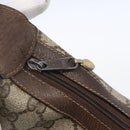 GUCCI GG Supreme Web Sherry Line Shoulder Bag PVC Beige 10 01 3840 Auth 153954-15