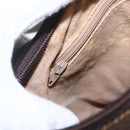 GUCCI GG Supreme Web Sherry Line Shoulder Bag PVC Beige 10 01 3840 Auth 153954-16