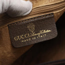 GUCCI GG Supreme Web Sherry Line Shoulder Bag PVC Beige 10 01 3840 Auth 153954-17