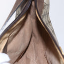 GUCCI GG Supreme Web Sherry Line Shoulder Bag PVC Beige 10 01 3840 Auth 153954-20