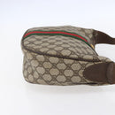 GUCCI GG Supreme Web Sherry Line Shoulder Bag PVC Beige 10 01 3840 Auth 153954-5