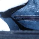 GUCCI GG Supreme Sherry Line Boston Bag PVC Navy Gold Red 116 02 006 Auth 153955-17