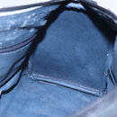 GUCCI GG Supreme Sherry Line Boston Bag PVC Navy Gold Red 116 02 006 Auth 153955-19