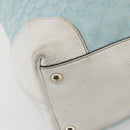 GUCCI GG Canvas Tote Bag Outlet Light Blue 263345 Auth 153956-11