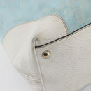 GUCCI GG Canvas Tote Bag Outlet Light Blue 263345 Auth 153956-13