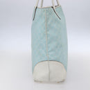 GUCCI GG Canvas Tote Bag Outlet Light Blue 263345 Auth 153956-4
