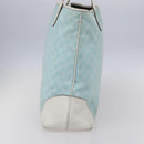 GUCCI GG Canvas Tote Bag Outlet Light Blue 263345 Auth 153956-5
