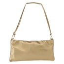 Salvatore Ferragamo Gancini Shoulder Bag Leather Black Gold Auth 153958-1