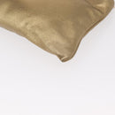 Salvatore Ferragamo Gancini Shoulder Bag Leather Black Gold Auth 153958-11