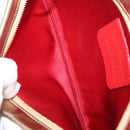 Salvatore Ferragamo Gancini Shoulder Bag Leather Black Gold Auth 153958-16