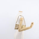 Salvatore Ferragamo Gancini Shoulder Bag Leather Black Gold Auth 153958-19