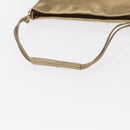 Salvatore Ferragamo Gancini Shoulder Bag Leather Black Gold Auth 153958-7