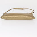Salvatore Ferragamo Gancini Shoulder Bag Leather Black Gold Auth 153958-9