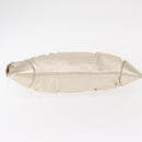 Salvatore Ferragamo Gancini Shoulder Bag Leather Gold Auth 153960-9