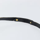 Christian Dior Trotter Canvas Shoulder Bag Navy Gold Auth 153965-8