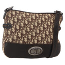 Christian Dior Trotter Canvas Shoulder Bag Brown Auth 153966V-1